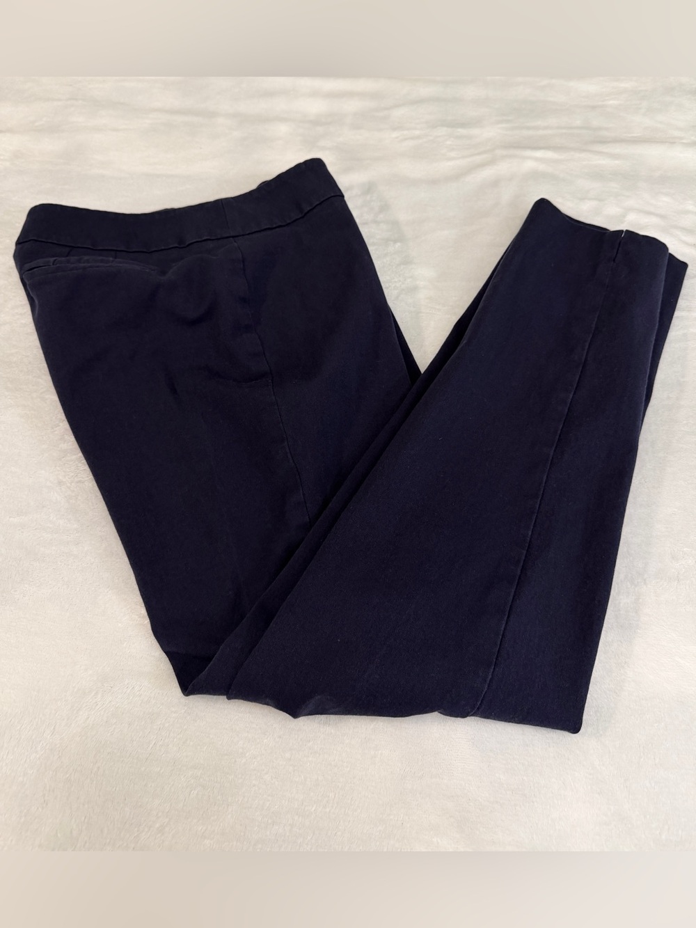 Talbots Navy Slim Pull-On Ponte Pants - Picture 5 of 14
